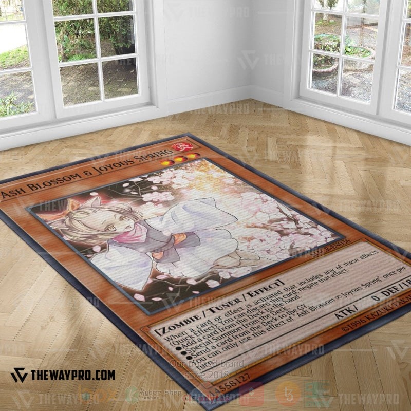 BEST Yu-Gi-Oh-Anime Ash Blossom and Joyous Spring Rug Carpet 4 Yu Gi Oh Ash Blossom and Joyous Spring Rug 1 2 3