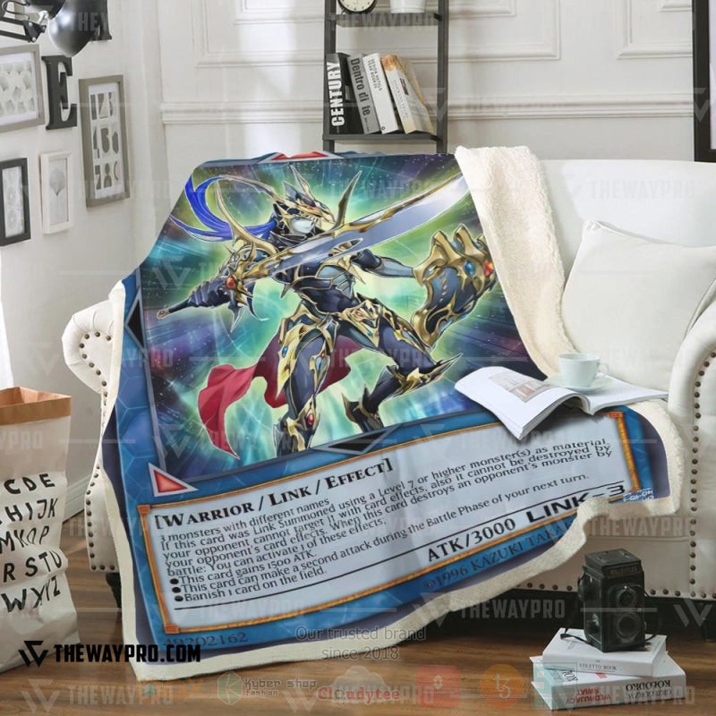 Yu Gi Oh Black Luster Soldier of Chaos Soft Blanket