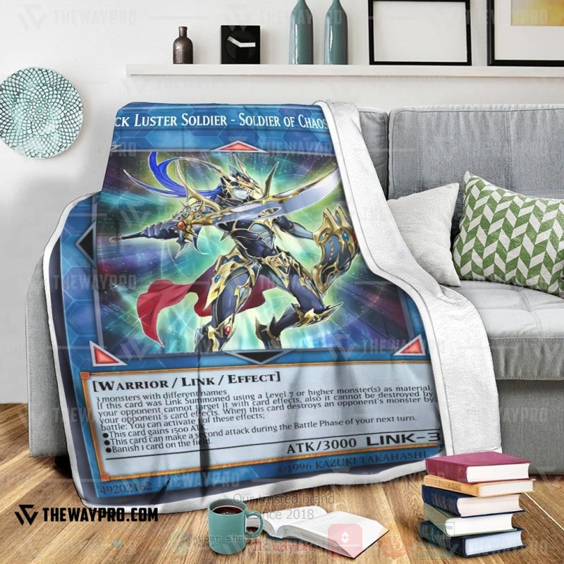 Yu Gi Oh Black Luster Soldier of Chaos Soft Blanket 1