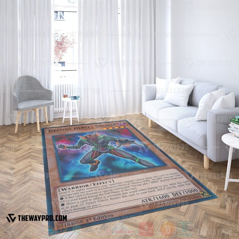 Yu Gi Oh Destiny HERO Decider Rug