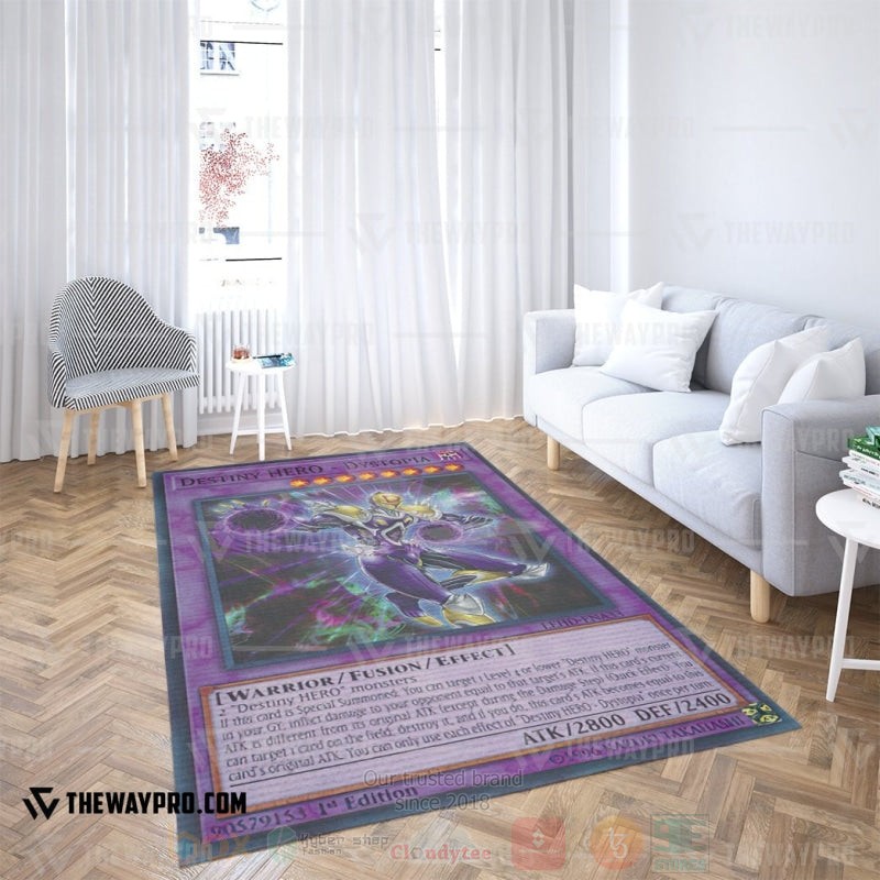 Yu Gi Oh Destiny HERO Dystopia Rug