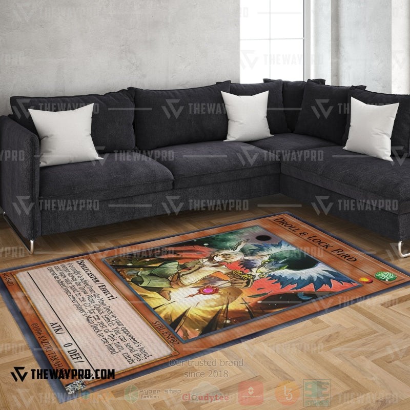 Yu Gi Oh Droll and Lock Bird Rug 1