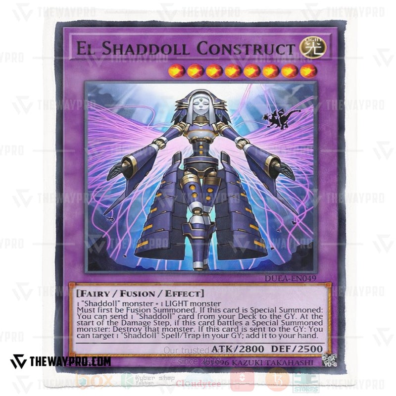 BEST Yu-Gi-Oh-Anime El Shaddoll Construct Soft Sherpa Blanket 4 Yu Gi Oh El Shaddoll Construct Soft Blanket 1 2 3