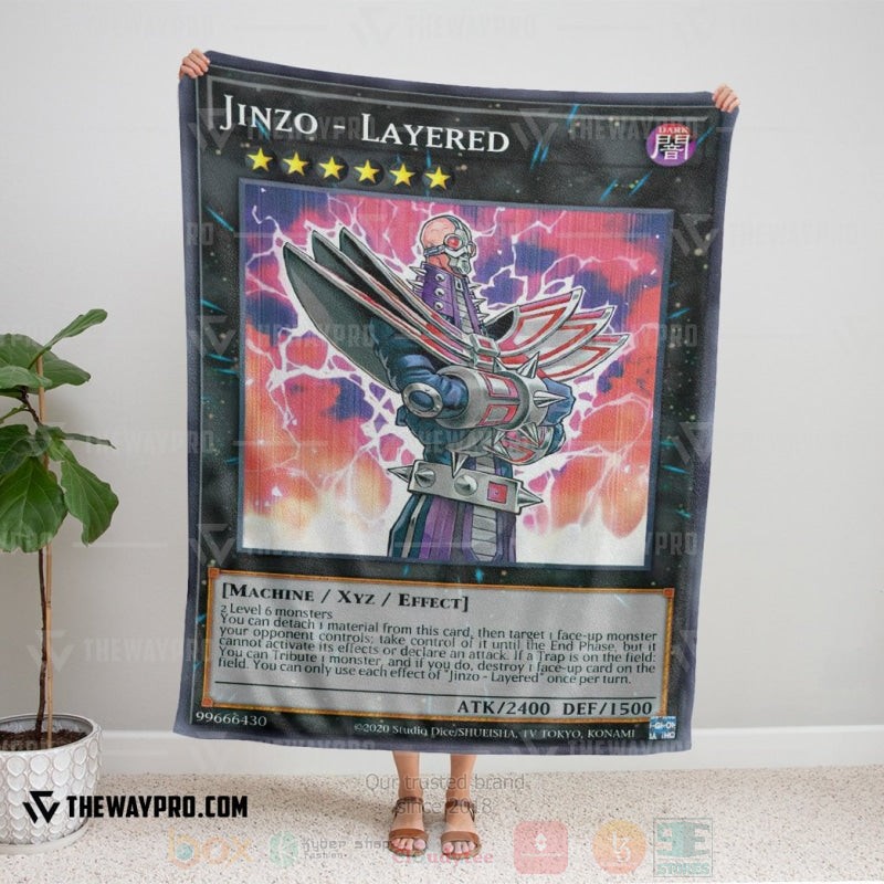 Yu Gi Oh Jinzo Layered Soft Blanket 1