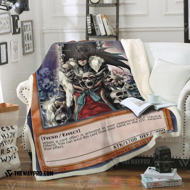 Yu Gi Oh Skull Meister Soft Blanket