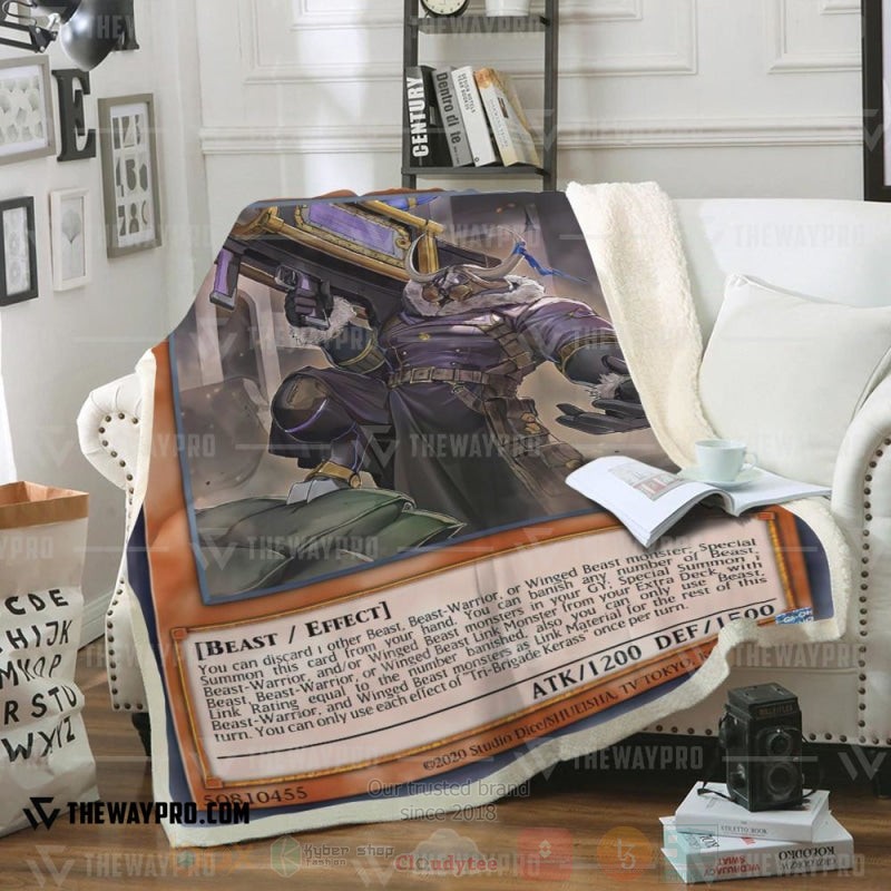 Yu Gi Oh Tri Brigade Kerass Soft Blanket