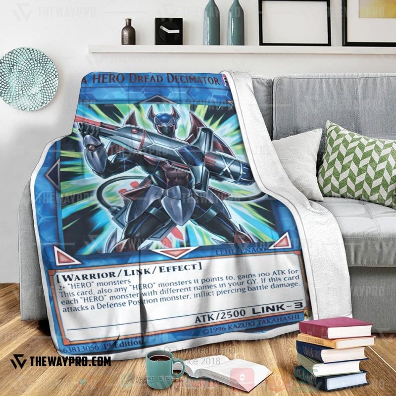 Yu Gi Oh Xtra HERO Dread Decimator Soft Blanket 1