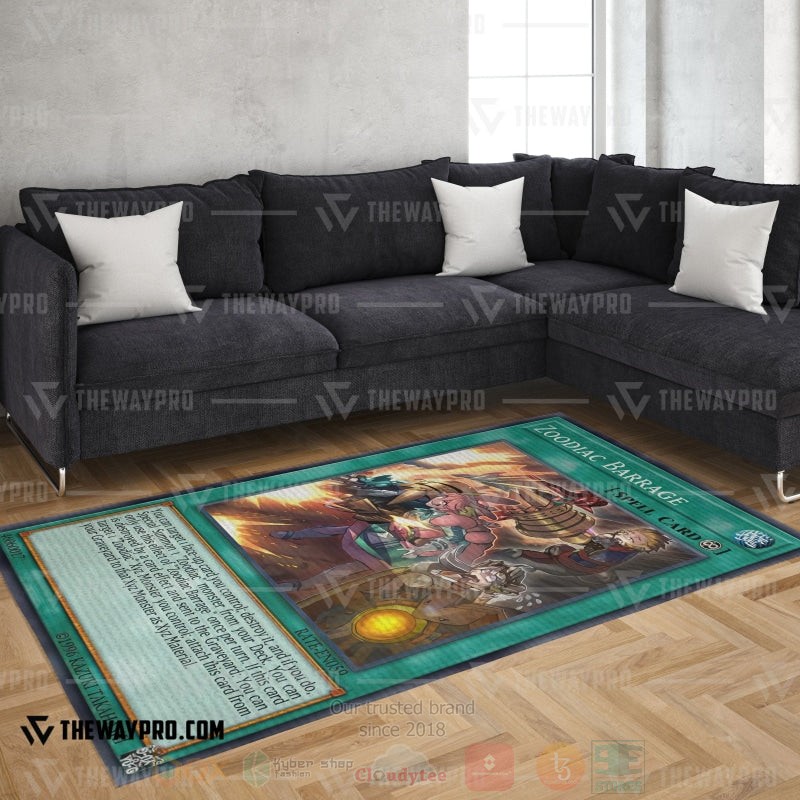Yu Gi Oh Zoodiac Barrage Rug 1