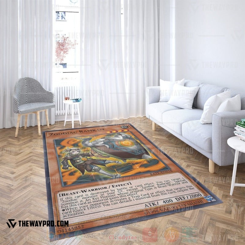 BEST Yu-Gi-Oh-Anime Zoodiac Ramram Rug Carpet 3 Yu Gi Oh Zoodiac Ramram Rug 1 2
