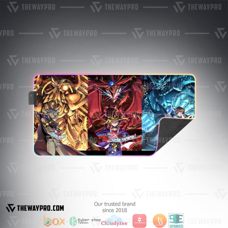 Yu Gi Oh 3 The Egyptian Gods Led Mousepad 1