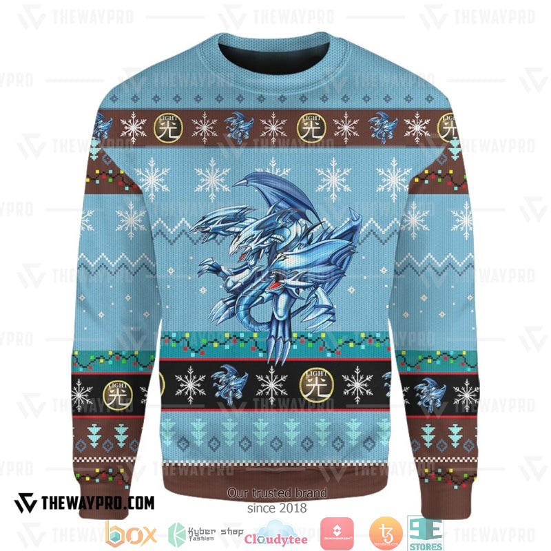 Yu Gi Oh Blue Eyes Ultimate White Dragon Sweatshirt 5 Yu Gi Oh Blue Eyes Ultimate White Dragon Sweatshirt 1 2 3 4