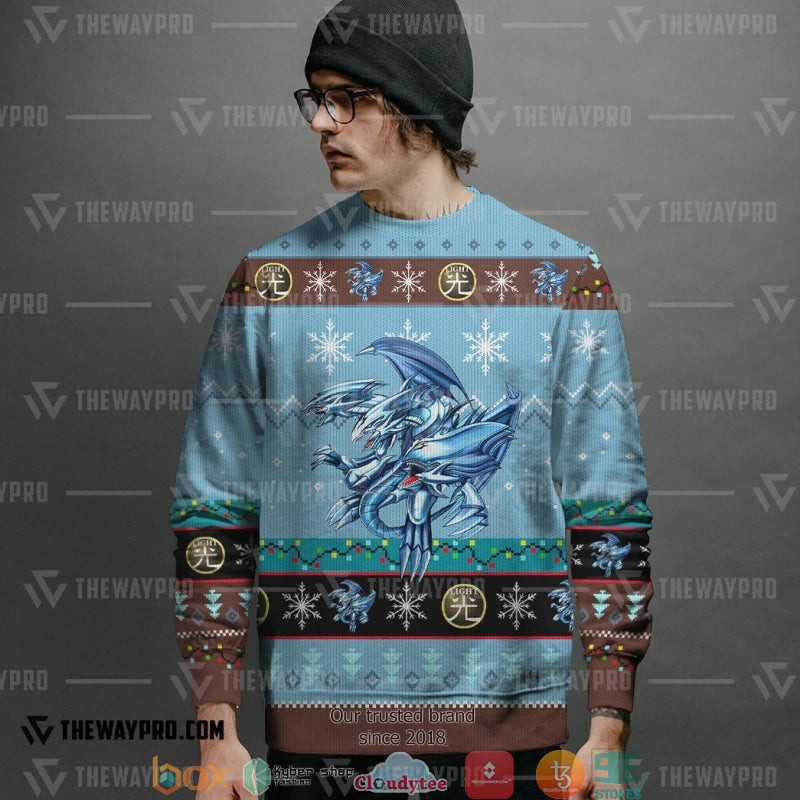 Yu Gi Oh Blue Eyes Ultimate White Dragon Sweatshirt 6 Yu Gi Oh Blue Eyes Ultimate White Dragon Sweatshirt 1 2 3 4 5
