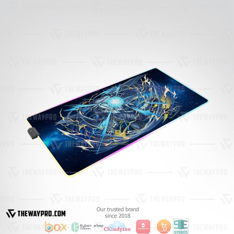 Yu Gi Oh Blue Eyes White Dragon Led Mousepad 3 Yu Gi Oh Blue Eyes White Dragon Led Mousepad 1 2