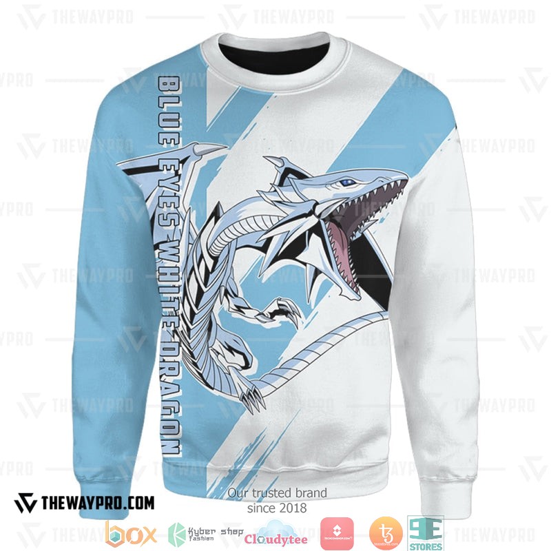 Yu Gi Oh Blue Eyes White Dragon Sweatshirt