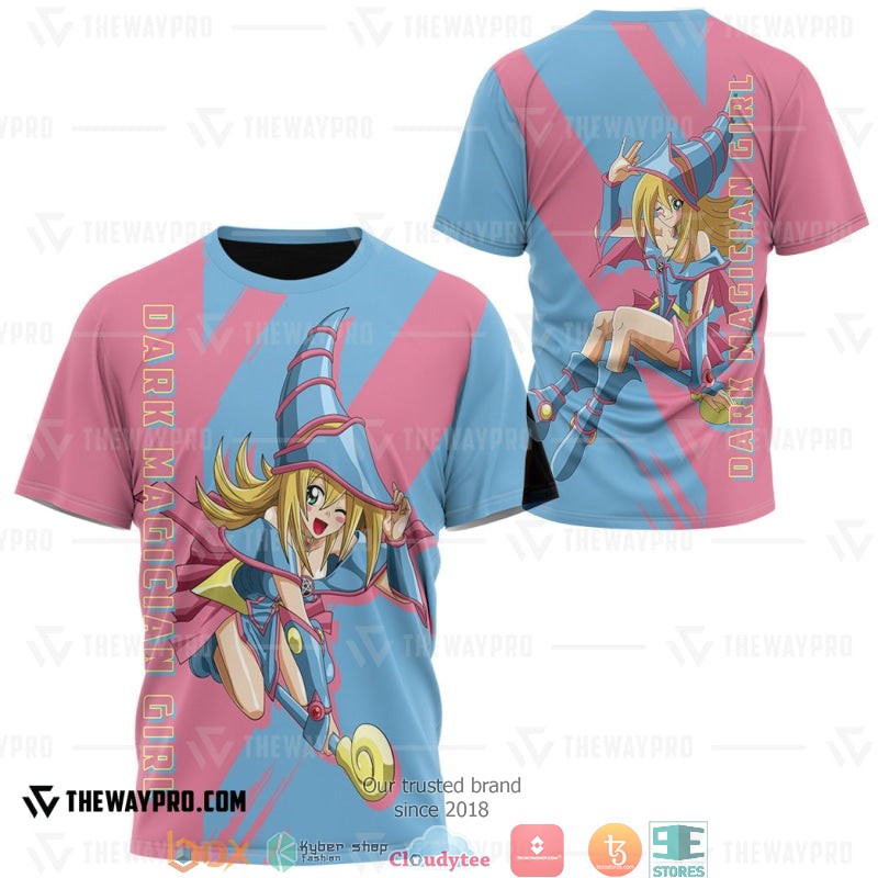 Yu Gi Oh Dark Magician Girl T-Shirt 2 Yu Gi Oh Dark Magician Girl T Shirt 1