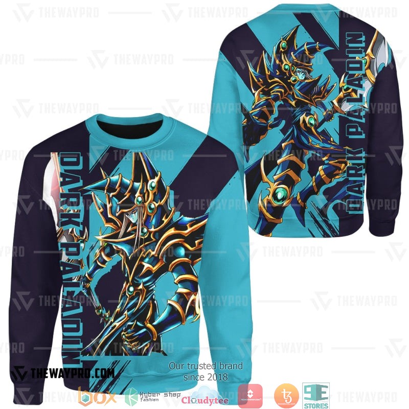 Yu Gi Oh Dark Paladin Blue Sweatshirt 2 Yu Gi Oh Dark Paladin Blue Sweatshirt 1