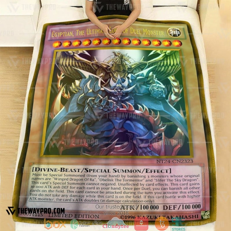 Yu Gi Oh Egyptian The Ultimate Lord Of Duel Monster Soft Blanket 2 Yu Gi Oh Egyptian The Ultimate Lord Of Duel Monster Soft Blanket 1