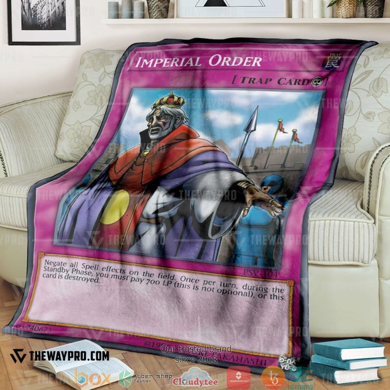 Yu Gi Oh Imperial Order Soft Blanket