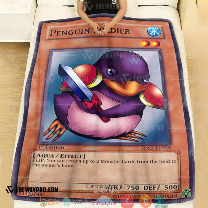 Yu Gi Oh Penguin Soldier Soft Blanket 2 Yu Gi Oh Penguin Soldier Soft Blanket 1