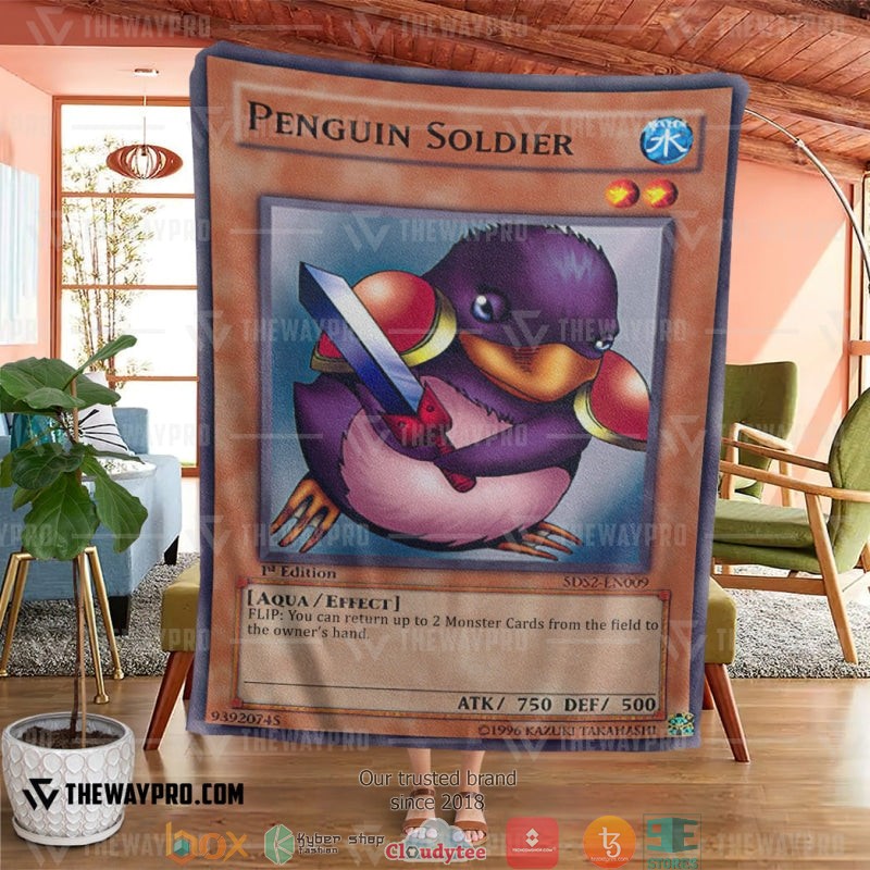 Yu Gi Oh Penguin Soldier Soft Blanket 4 Yu Gi Oh Penguin Soldier Soft Blanket 1 2 3