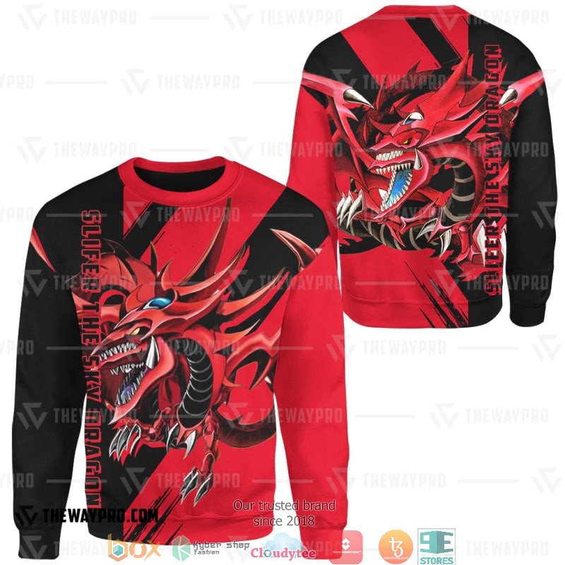 Yu Gi Oh Slifer The Sky Dragon Sweatshirt 2 Yu Gi Oh Slifer The Sky Dragon Sweatshirt 1