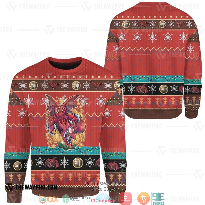 Yu Gi Oh Slifer The Toon Dragon By Kraus Sweatshirt 1 2 3