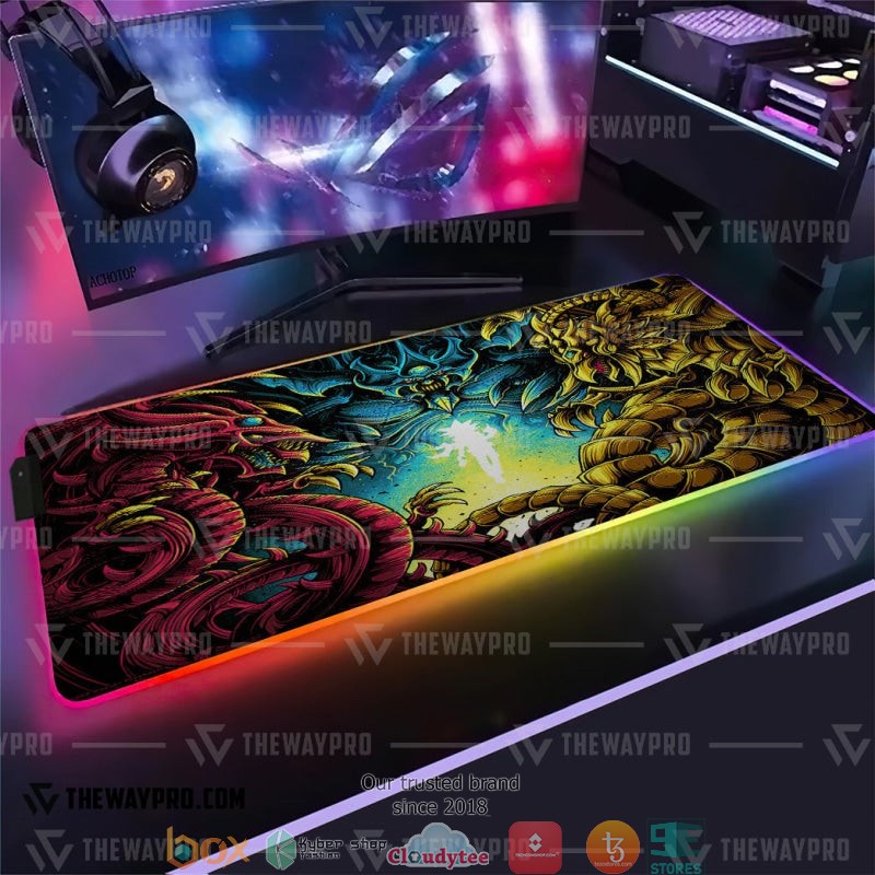 Yu Gi Oh The Egyptian Gods Led Mousepad