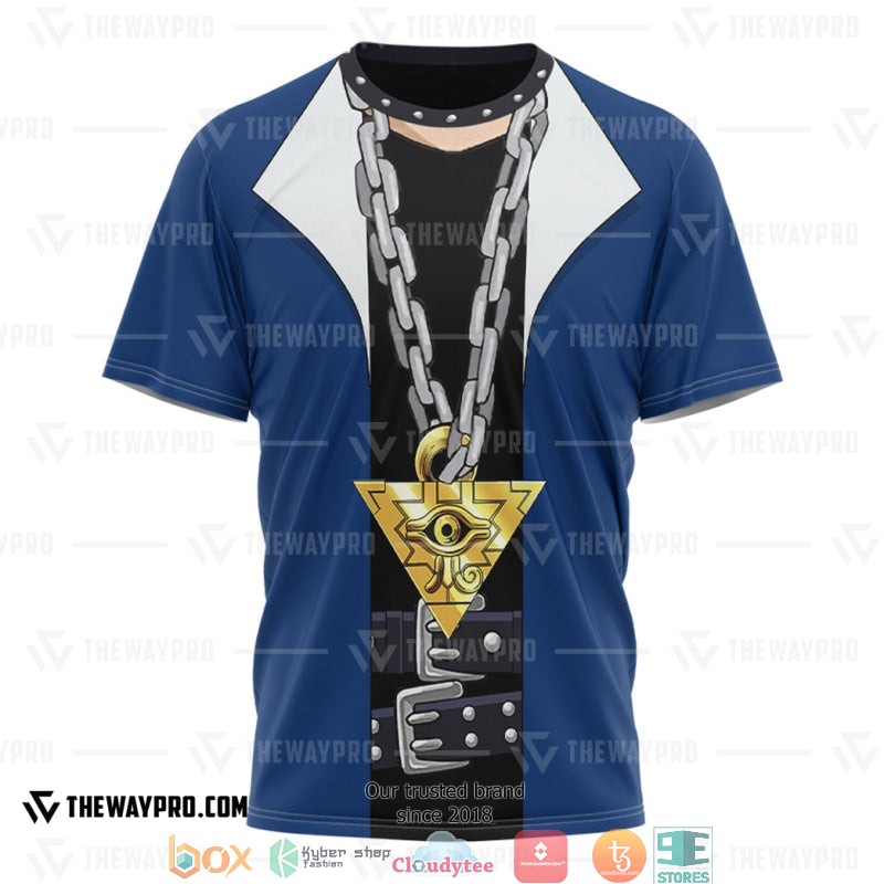 Yu Gi Oh Yugi Muto Blue T Shirt