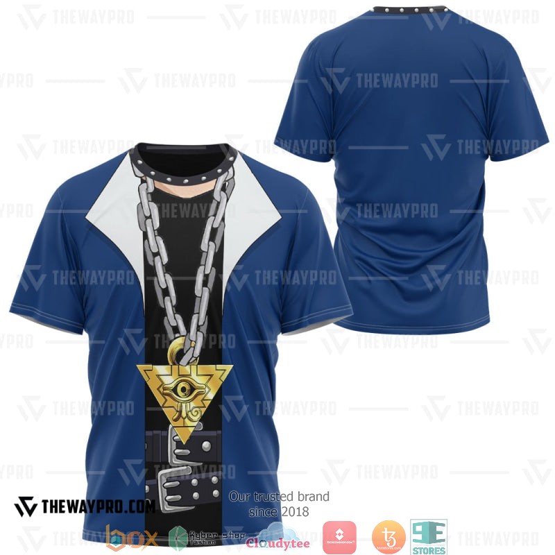 Yu Gi Oh Yugi Muto Blue T-Shirt 2 Yu Gi Oh Yugi Muto Blue T Shirt 1
