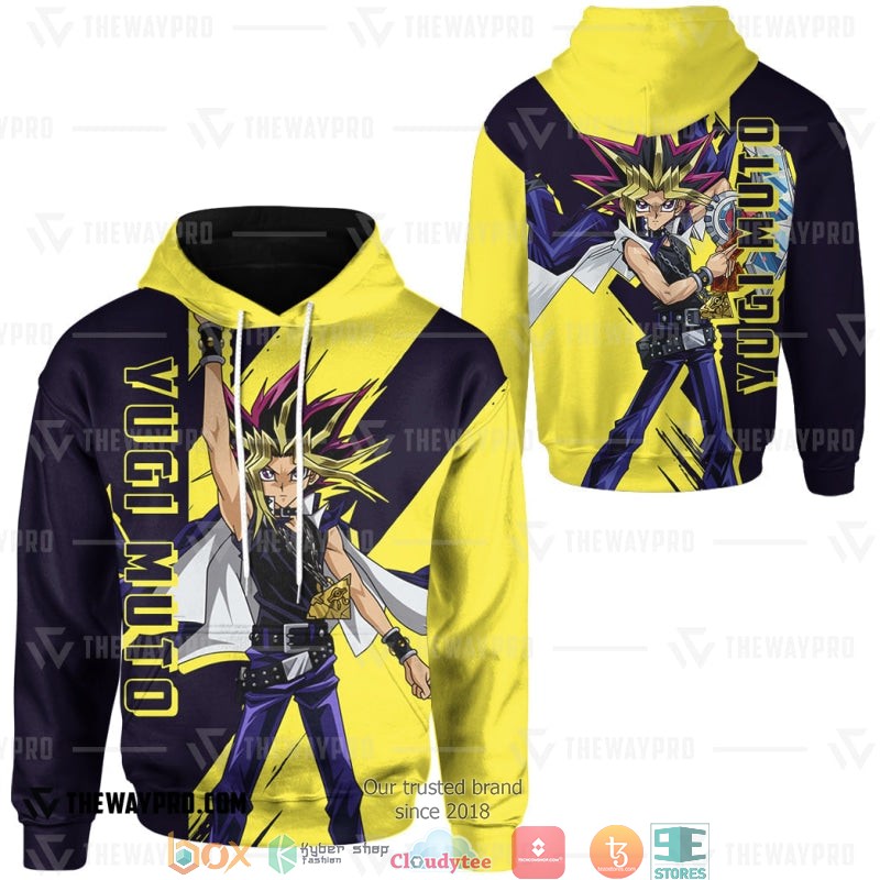Yu Gi Oh Yugi Muto Yellow Hoodie