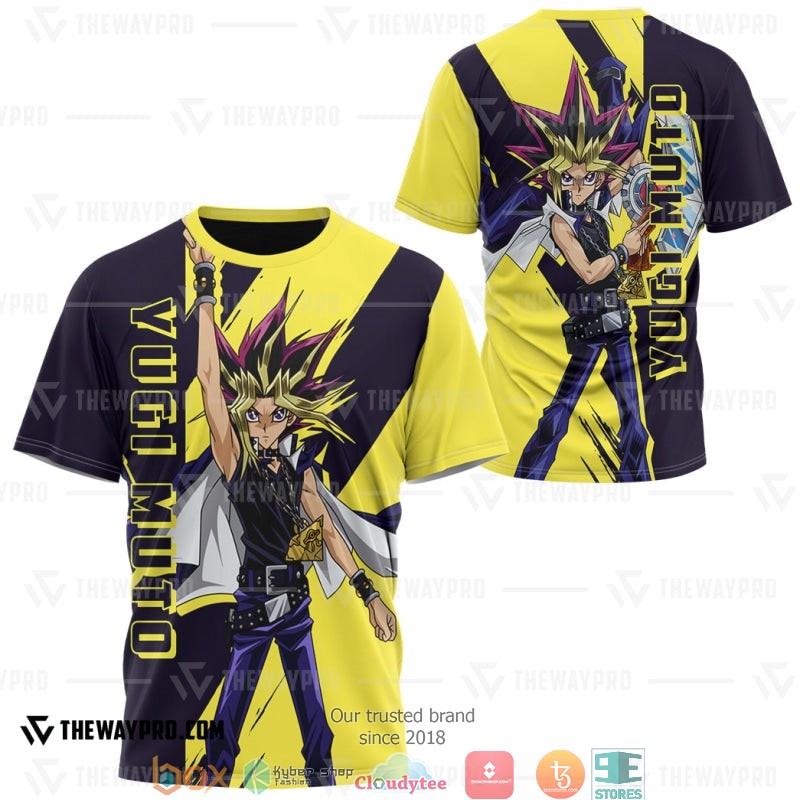 Yu Gi Oh Yugi Muto Yellow T-Shirt 2 Yu Gi Oh Yugi Muto Yellow T Shirt 1