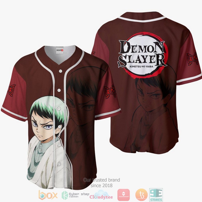 Yushiro Demon Slayer Baseball Jersey Shirt 1 Yushiro Demon Slayer Baseball Jersey Shirt