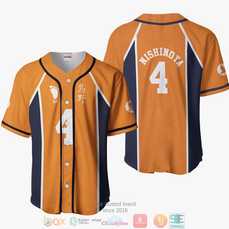 Yuu Nishinoya Haikyuu Baseball Jersey Shirt