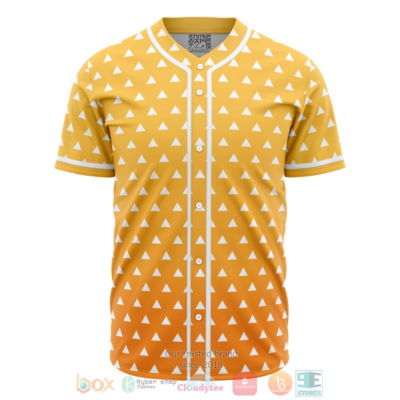 Zenitsu Agatsuma Demon Slayer Baseball Jersey