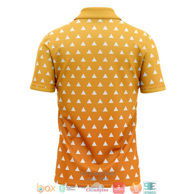 Zenitsu Agatsuma Demon Slayer Polo Shirt 2 Zenitsu Agatsuma Demon Slayer Polo Shirt 1