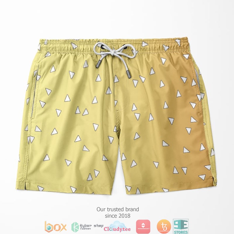 Zenitsu Classic Thunder Breath Pattern Demon Slayer Kimetsu No Yaiba Shorts 9 Zenitsu Classic Thunder Breath Pattern Demon Slayer Kimetsu No Yaiba Shorts