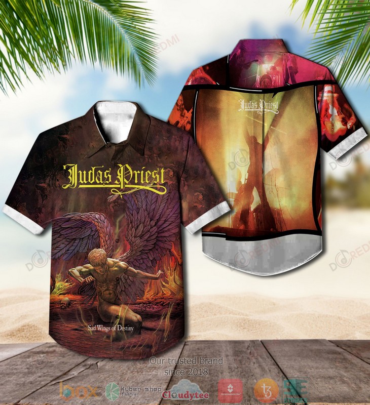 Judas Priest Sad Wings of Destiny Hawaiian Shirt