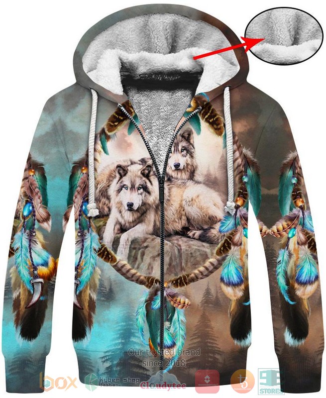 HOT Native Lovely Wolf All Over Printed 3D Shirt, Hoodie 6 Native Lovely Wolf 3D Shirt Hoodie 1 2 3 4 5