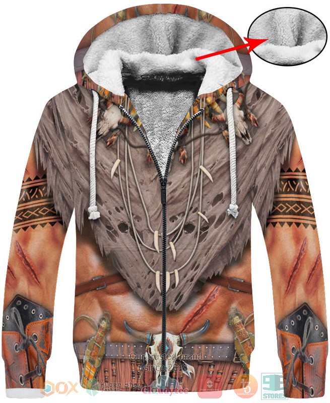 Bison Brown Pride Native American 3D Shirt Hoodie 1 2 3 4 5 6