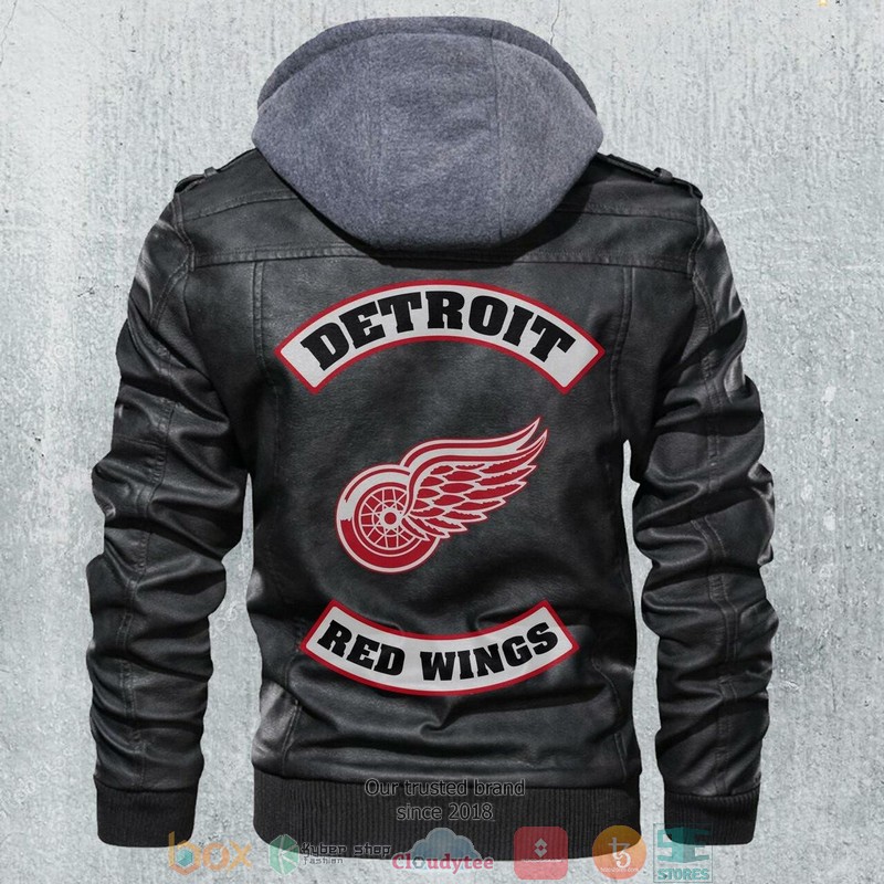 Detroit Red Wings NHL Hockey Leather Jacket 5 Detroit Red Wings NHL Hockey Leather Jacket