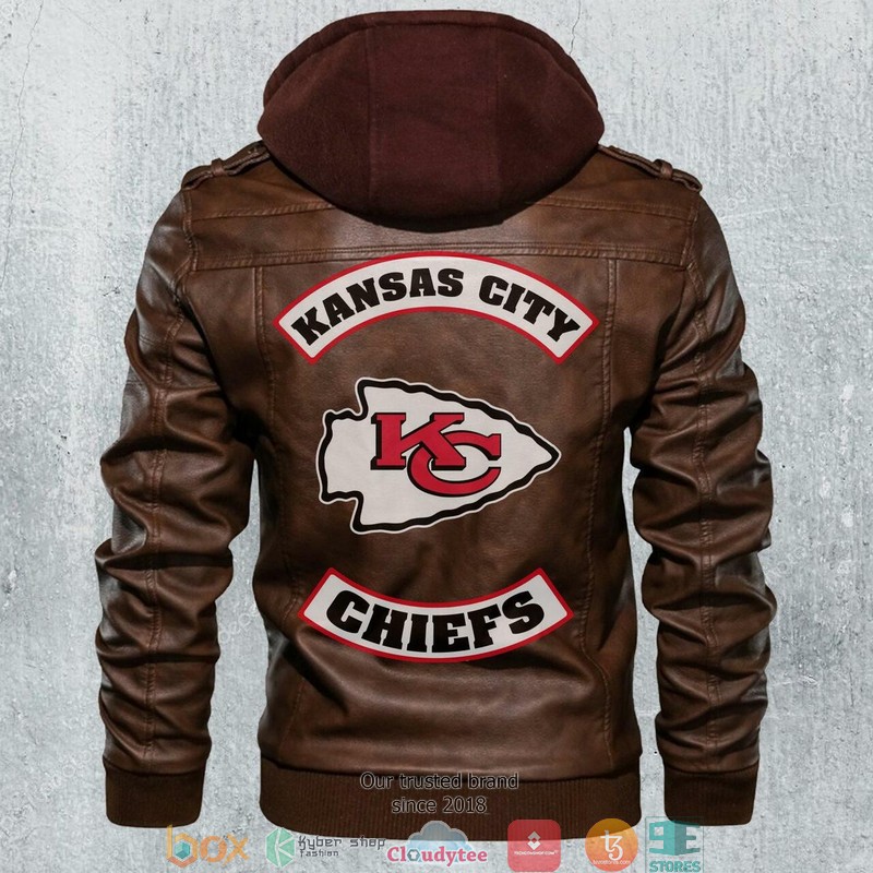 Kansas City Chiefs NFL Football Motorcycle Leather Jacket 4 Kansas City Chiefs NFL Football Motorcycle Leather Jacket