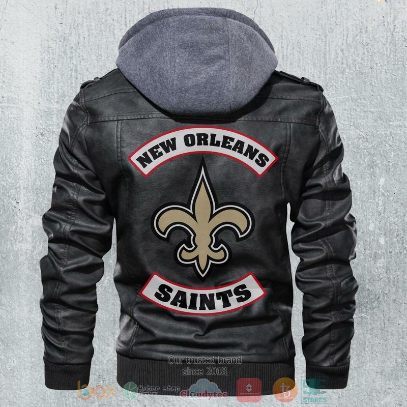 New Orleans Saints NFL Football Leather Jacket