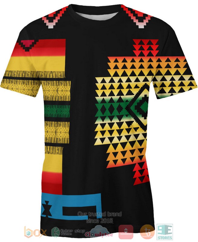 Native Tribes Pattern Native American 3D Shirt Hoodie 1 2 3 4 5