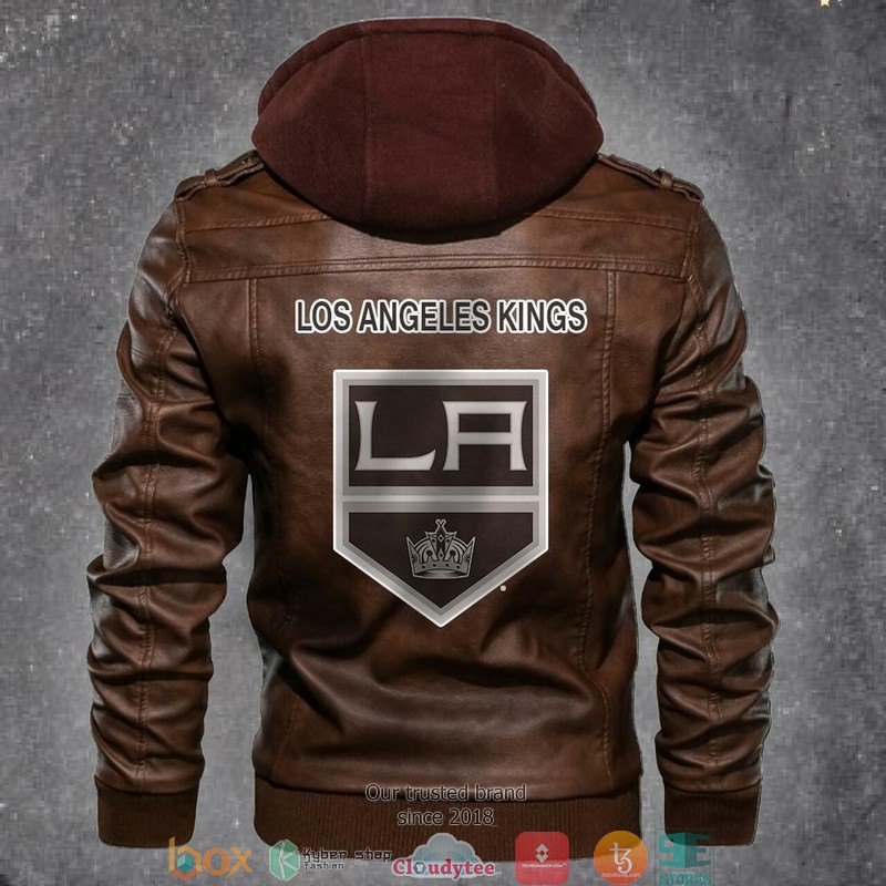 Los Angeles Kings NHL Hockey Motorcycle Leather Jacket