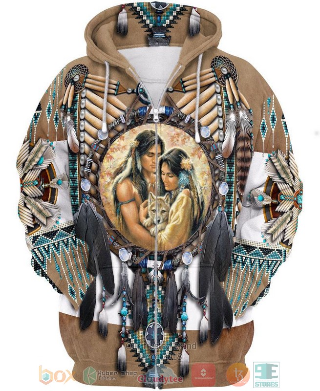 HOT Family Feather Native Motifs All Over Printed 3D Shirt, Hoodie 5 Family Feather Native Motifs 3D Shirt Hoodie 1 2 3 4