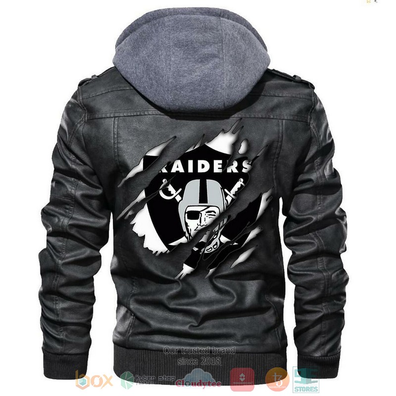 Oakland Raiders NFL Football Sons Of Anarchy Leather Jacket