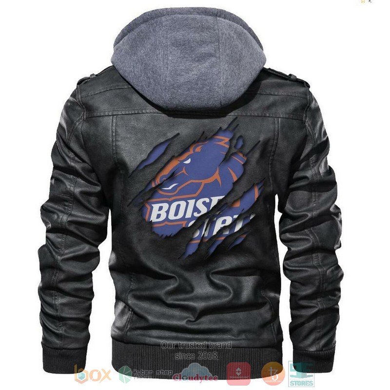 HOT Boise State Broncos NCAA Jacket Leather 1 Boise State Broncos NCAA Leather Jacket