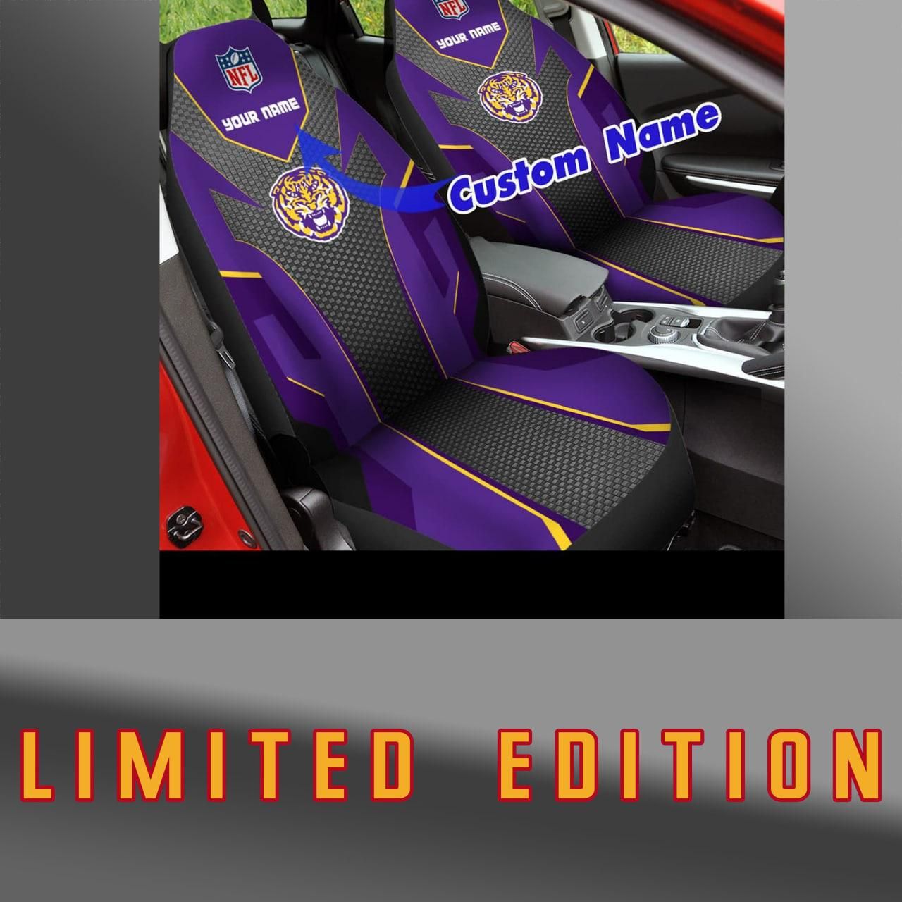 NEW Personalized LSU Tigers football NFL Seat Cover