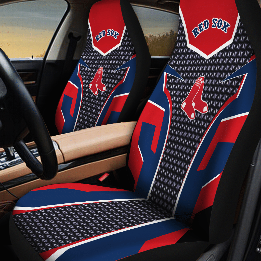 NEW Boston Red Sox MLB logo red blue Seat Cover