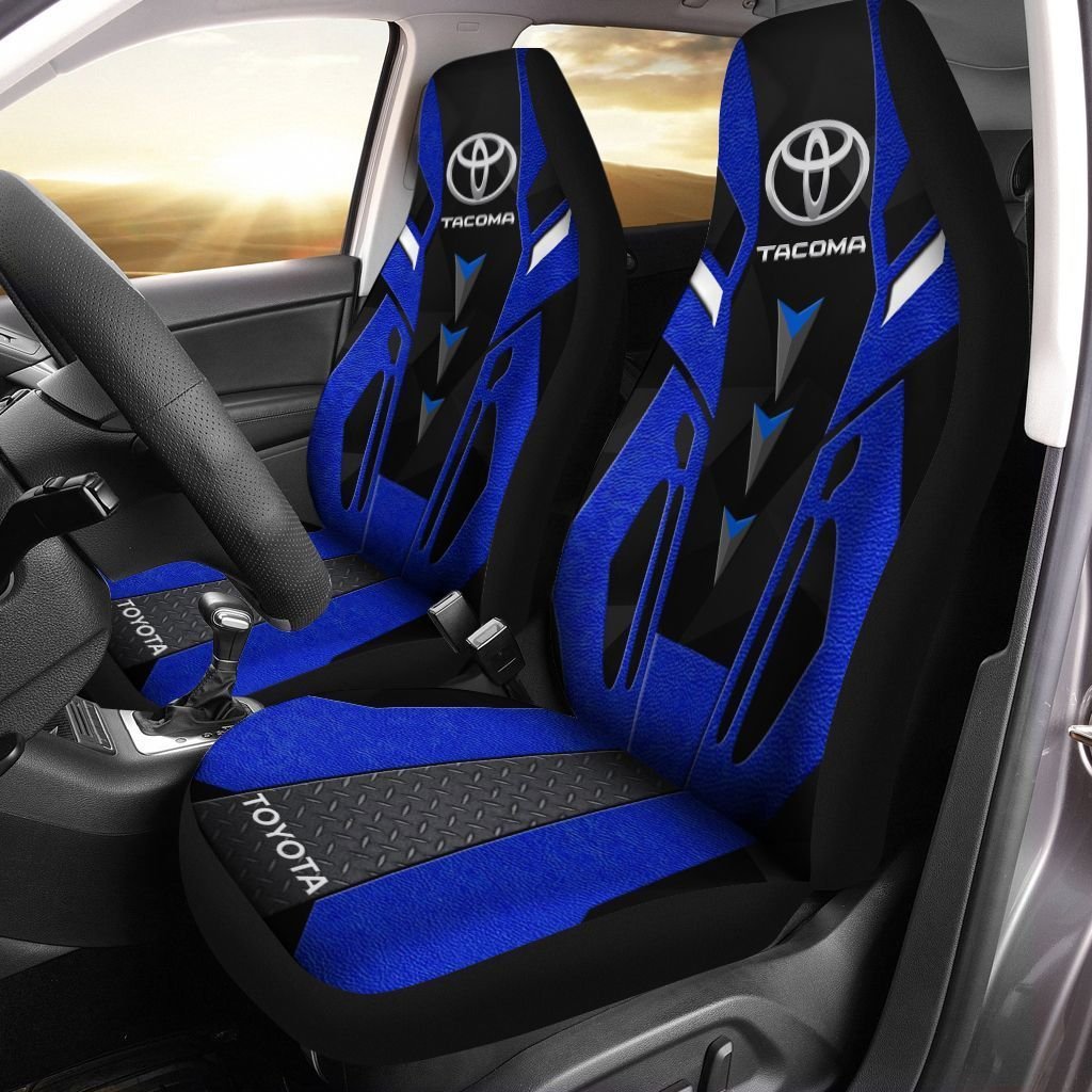 NEW Toyota Tacoma logo blue Seat Cover